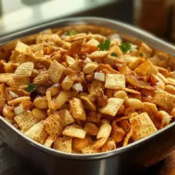 Roasting Pan Chex Mix
