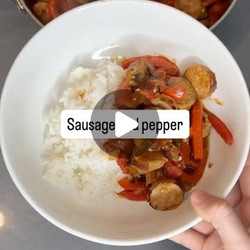 Sausage And Peppers Bowl
