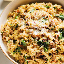 Zuppa Toscana Inspired Orzo
