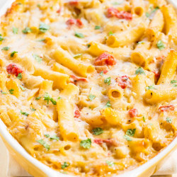 Meatless Baked Ziti With Cheese