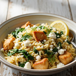 Slow-cooker Lemon Chicken Orzo