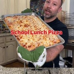 School Lunch Pizza