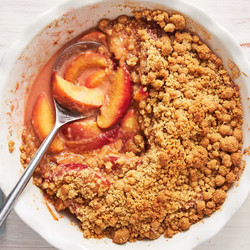 Peach Crumble