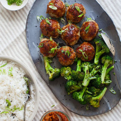 Glazed Ginger Chicken Meatballs
