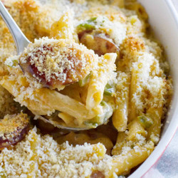 Cheesy Baked Cajun Pasta