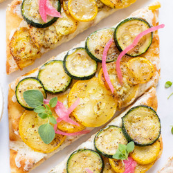Cheesy Zucchini Flatbread