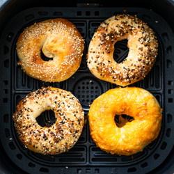 15 Minute Air Fryer Bagels