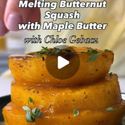 Melting Butternut Squash With Maple Butter