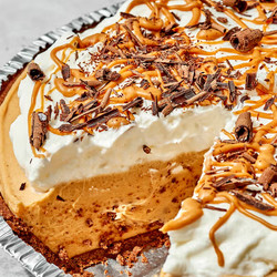 Chocolate Fluffernutter Pie