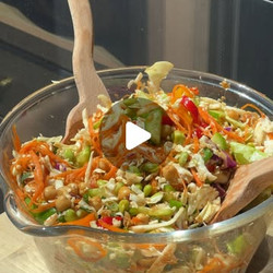 Orange Ginger Edamame Meal Prep Salad