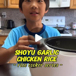 Shoyu Garlic Chicken Rice