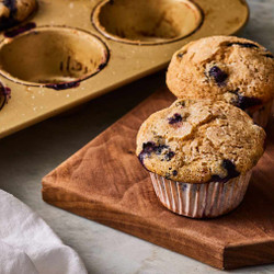 High-protein Lemon-blueberry Muffins