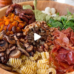 Walnut Pesto Fall Pasta Salad