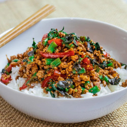Pad Kra Pao (Thai Basil Tofu)