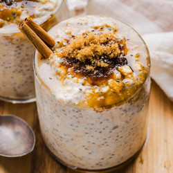 Maple Brown Sugar Overnight Oats