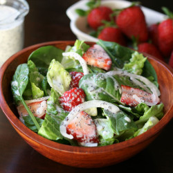 Strawberry Romaine Salad
