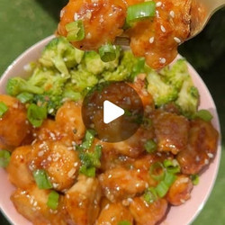 Crispy Chicken With Honey Garlic Sauce