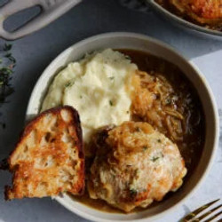 One Pan French Onion Chicken