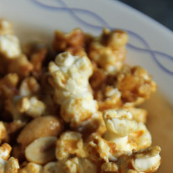 Sticky Maple Date Popcorn