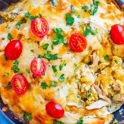 Salsa Verde Chicken Chilaquiles