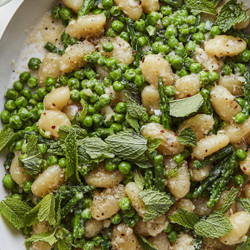 Spring Gnocchi With Peas And Asparagus