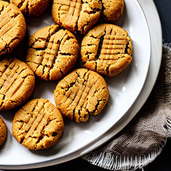Flourless Peanut Butter Cookies