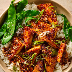 Chili Crisp Crispy Tofu
