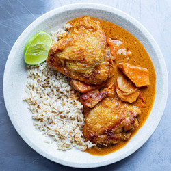 Hearty Chicken &amp; Sweet Potato Traybake