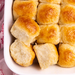 Easy No Knead Vegan Dinner Rolls