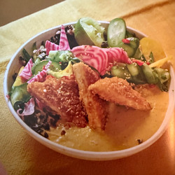 Crispy Tofu Katsu with Wild Rice