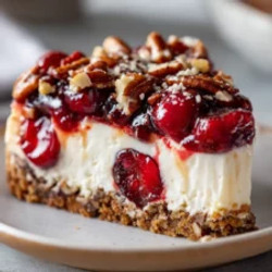 Cherry Pecan Cheesecake Lush