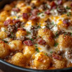 Cheeseburger Tater Tot Casserole