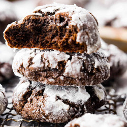 Chocolate Crinkle Cookies