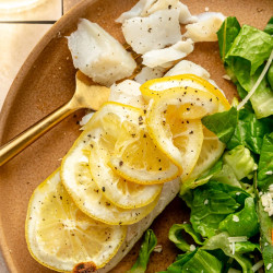 Lemon Butter Baked White Fish