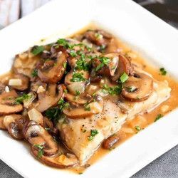 Baked Fish Marsala Recipe With Mushrooms