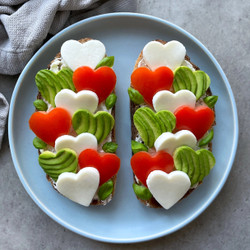 Avocado Heart Toast