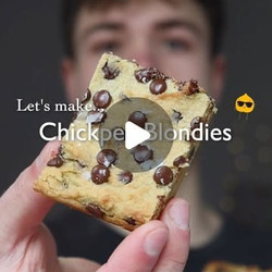 Chickpea Blondies