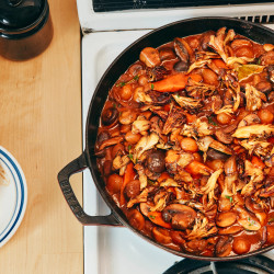 Mushroom Bourguignon