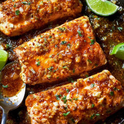 Spicy Honey Garlic Salmon