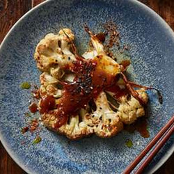 Roasted Cauliflower With Sweet Miso Dengaku Sauce