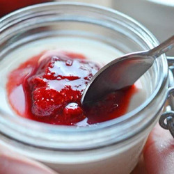 Strawberry Panna Cotta