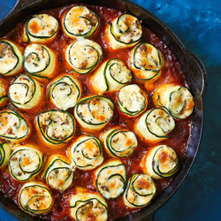 Zucchini Lasagna Roll Ups