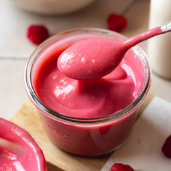 Raspberry Curd (no Eggs)
