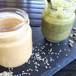 Home Made Low Carb Tahini Two Ways