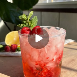 Honey Raspberry Mocktail
