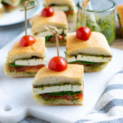Pesto Caprese Sandwich