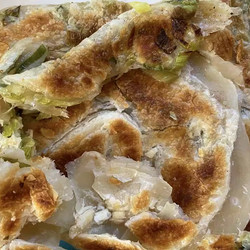 Two-ingredient Shortcut Spring Onion Pancakes