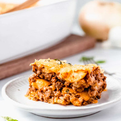 Pastelón (Sweet Plantain Lasagna)