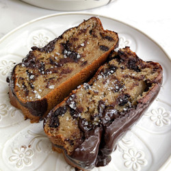 Gluten-free Blender Banana Bread With Cottage Cheese And Chocolate Chips