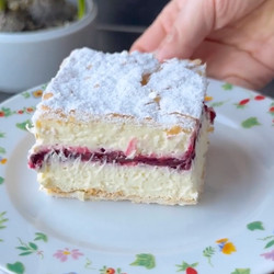 Vanilla Custard Cake With Berry Filling